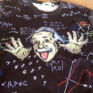 Einstein Graphic Black Sweatshirt